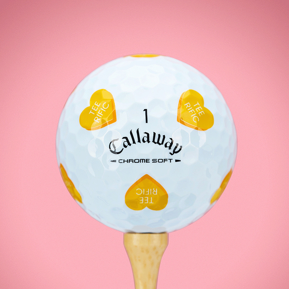 Callaway Chrome Soft Golf Hearts Golf Balls - Maple Hill Golf
